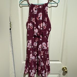 flowery dress. perfect for a night out!!